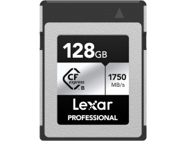 Lexar 128GB Professional CFexpress Type B Silver Series Memory Card, for Photographers, Videographers, Up to 1750/1300 MB/s, 8K Video (LCXEXSL128G-RNENG)